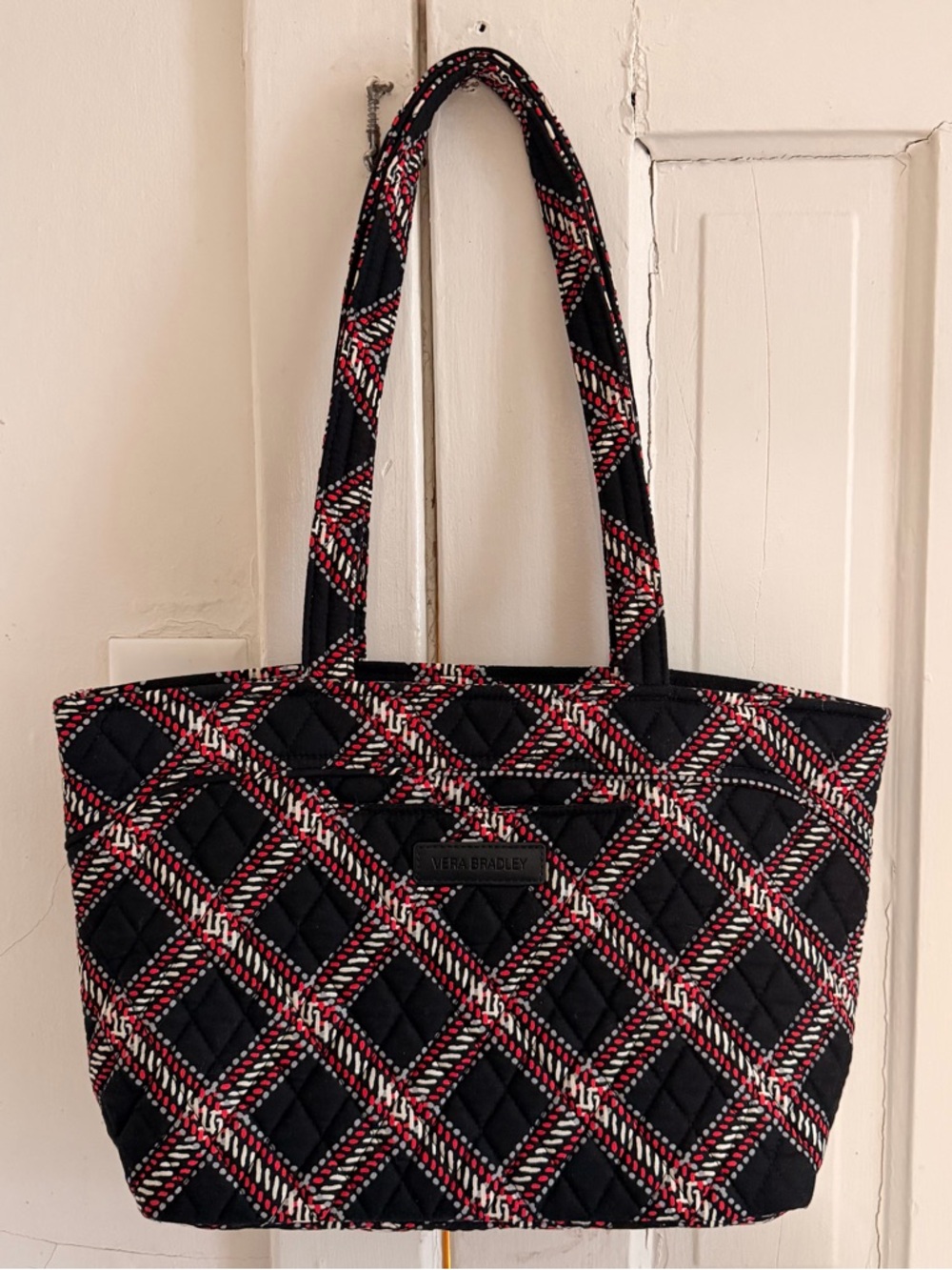 Vera Bradley Minsk Plaid Shoulder Tote Bag